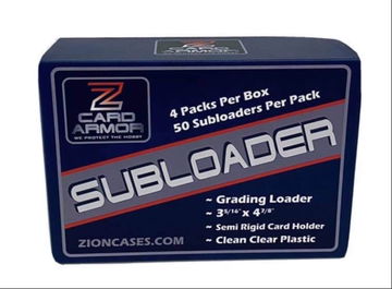 Zion Card Armor Sub loader Box. 200 count semi rigid card holder. 