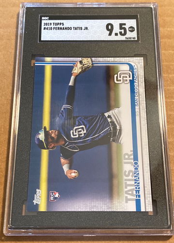 2019 topps Fernando Tatis  410 SGC 9.5
