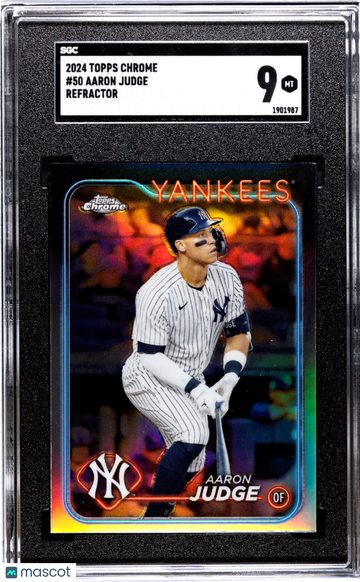 2024 Topps Chrome Aaron Judge #50 Refractor SGC 9