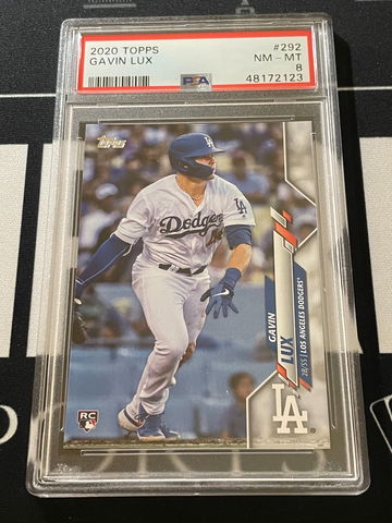 2020 Topps Gavin Lux PSA 8