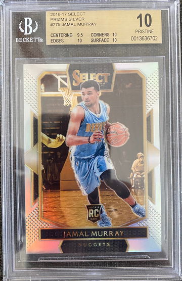 2016 Panini Select Jamal Murray Silver Prizm BGS 10