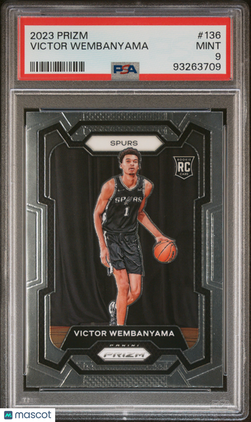 2023 Panini Prizm Victor Wembanyama #136 PSA 9