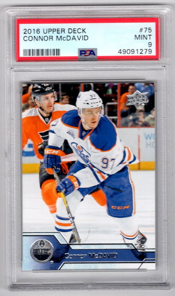 2016 Upper Deck Connor McDavid Oilers PSA 9