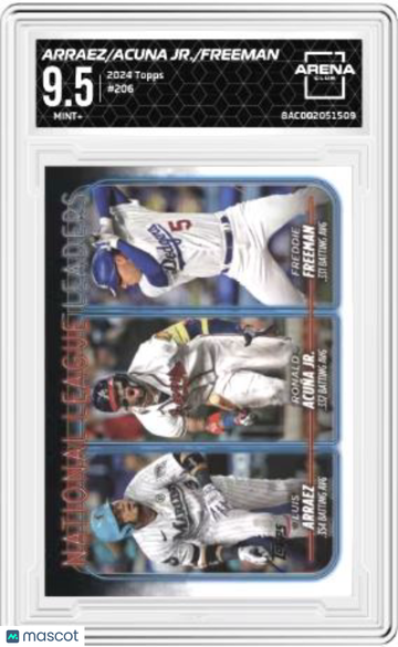 2024 Topps Acuna Jr #206 Arena Club 9.5