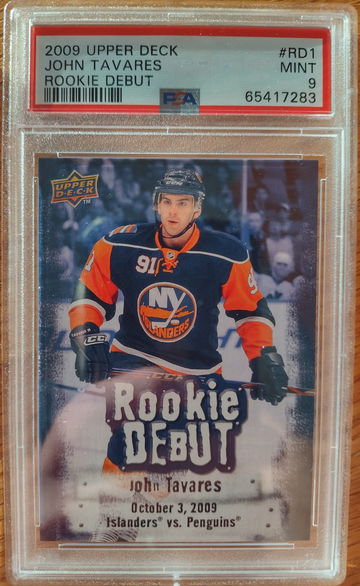 2009-10 Upper Deck Rookie Debut John Tavares PSA 9