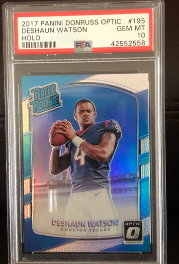 Deshaun Watson Optic Holo 2017 PSA 10