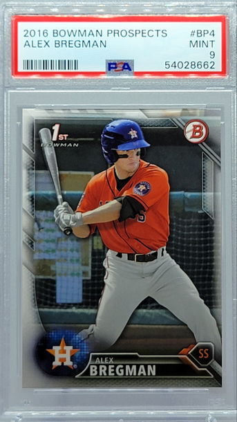 2016 BOWMAN PROSPECTS #BP4 ALEX BREGMAN PSA 9