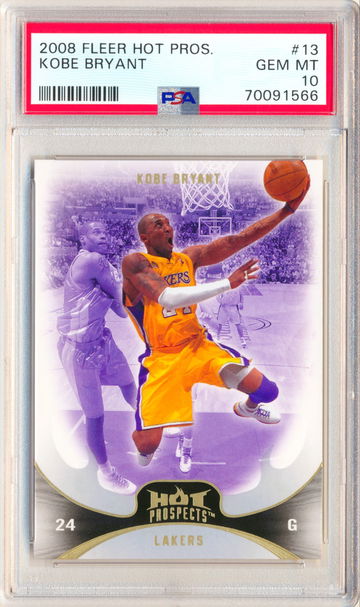 2008 Fleer Hot Prospect #13 Kobe Bryant PSA 10 LOW POP
