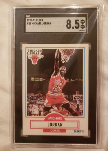 1990 Fleer Michael Jordan SGC 8.5