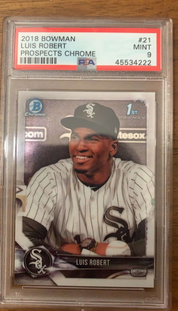 Luis Robert Bowman Chrome Prospects RC PSA 9
