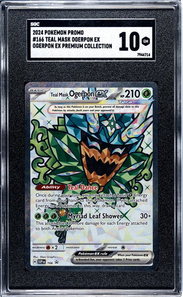 2024 Pokemon Promo Teal Mask Ogerpon EX Ogerpon EX Premium Collection SGC 10