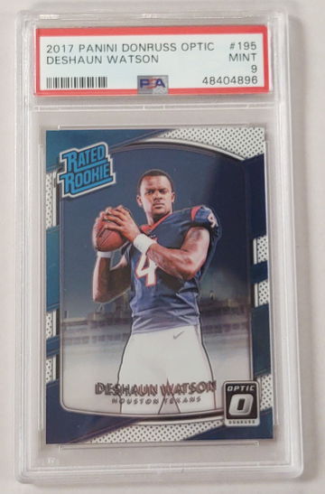 2019 Donruss Optic Deshaun Watson Rated Rookie #195 PSA 9