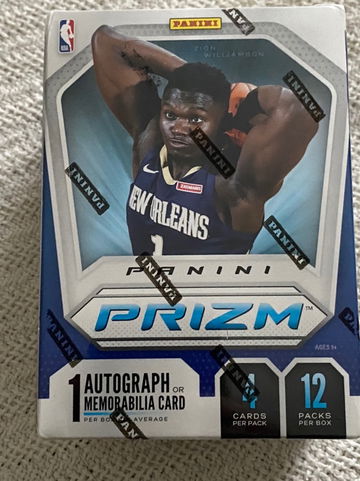 2019 panini prizm basketball FANATICS box!  Zion  Ja. !!