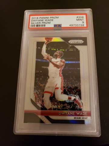 2018 Prizm silver Dwayne Wade