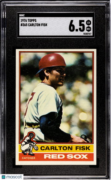 1976 Topps Carlton Fisk #365 SGC 6.5