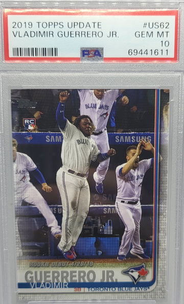 2019 Topps Update #US62 Vladimir Guerrero Jr RC  PSA 10