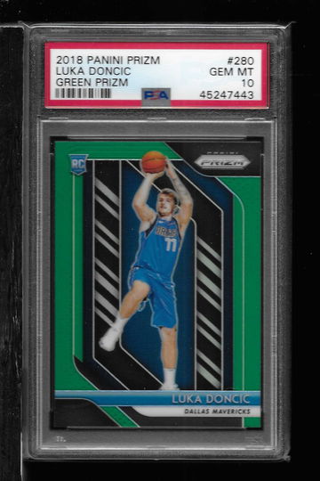 2018 PRIZM LUKA DONCIC GREEN PRIZM