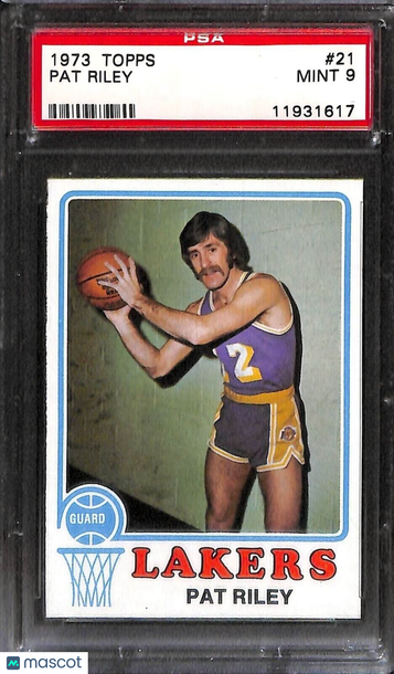 1973 Topps #21 Pat Riley PSA 9