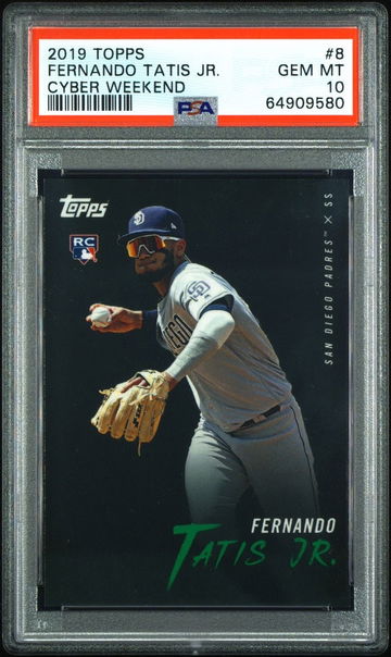 2019 Topps Cyber Weekend Fernando Tatis Jr. RC Rookie PSA 10