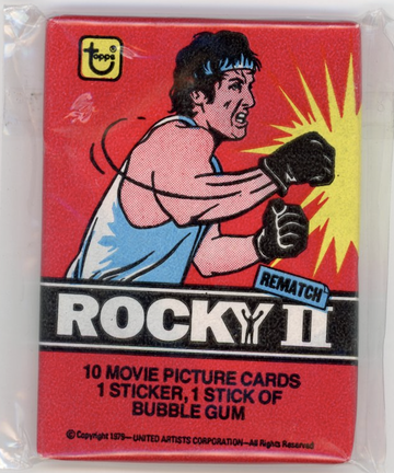 1979 Topps Rocky II Rematch Unopened Pack  - Iconic