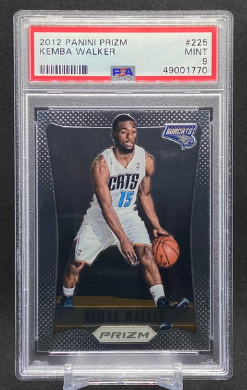 2012 Panini Prizm 225 Kemba Walker Rookie PSA 9