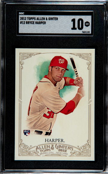 2012 Allen & Ginter Bryce Harper SGC 10
