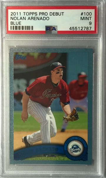 Nolan Arenado 2011 Topps Pro Debut Blue #100 - PSA 9 Mint #/309