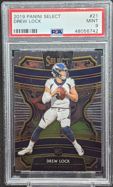 2019 Select Drew Lock Concourse RC PSA 9