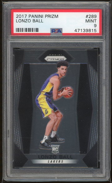 2017 Panini Prizm Lonzo Ball PSA 9