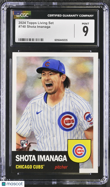 2024 Topps Living Set Shota Imanaga #740 CGC 9