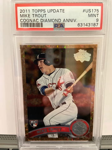 2011 Topps Update Cognac Diamond Anniversary Mike Trout