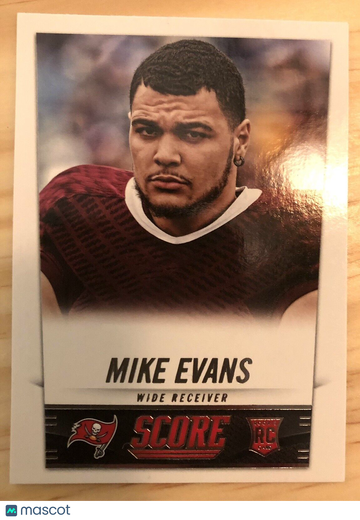 Mike Evans 2014 Panini Score #410 Rookie Card RC Tampa Bay Buccaneers