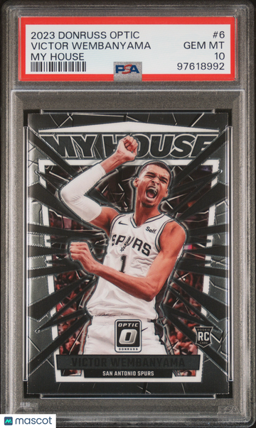 2023 Panini Donruss Optic My House Victor Wembanyama #6 PSA 10