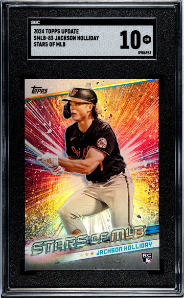2024 Topps Update #SMLB-83 Jackson Holliday Stars Of MLB SGC 10