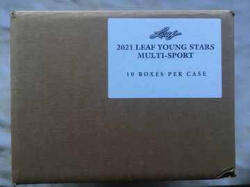 2021 Leaf Young Stars Multi Sport 10 Box Case