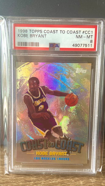 1998 Kobe Bryant Topps Coast to Coast PSA 8