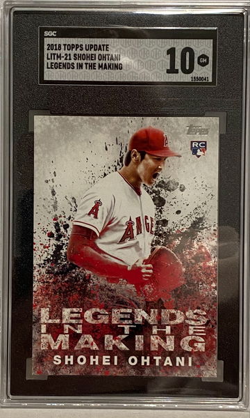 2018 Topps Update LITM-21 Shohei Ohtani Legends in the Making SGC 10 Gem Mint RC
