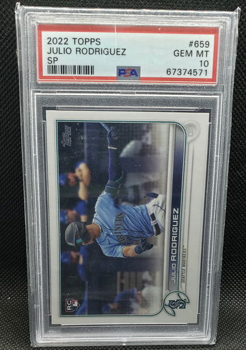 2022 Topps Julio Rodriguez SP PSA 10