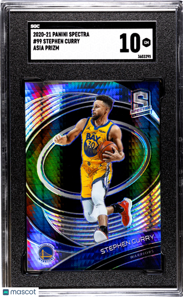 2020 Panini Spectra Stephen Curry #99 Asia Prizm SGC 10