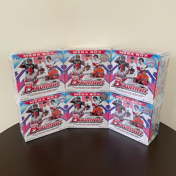 LOT OF (6) 2021 Bowman Mega Box