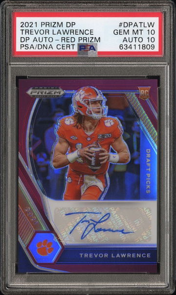 2021 Panini Prizm Draft Picks Red Trevor Lawrence