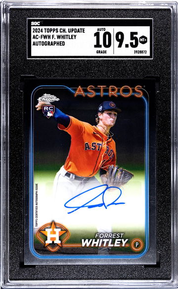 2024 Topps Chrome #AC-FWH Forrest Whitley Update SGC 9.5