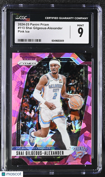 2024-25 Panini Prizm Shai Gilgeous-Alexander #113 Pink Ice CGC 9