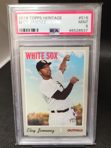 2019 Topps Heritage Eloy Jimenez PSA 9