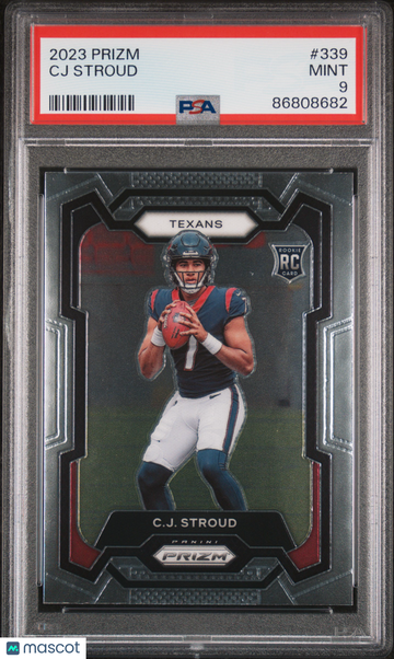 2023 Panini Prizm CJ Stroud #339 PSA 9
