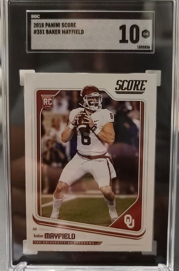 2018 Score Baker Mayfield #351 SGC 10