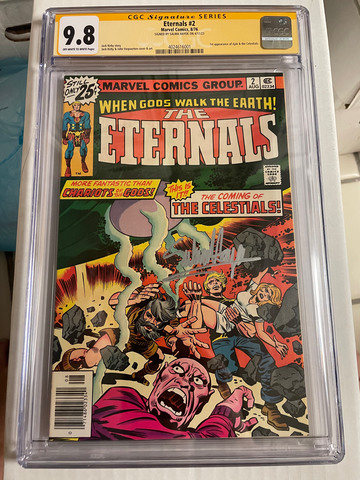 Eternals 2 CGC 9.8 signed Salma Hayek
