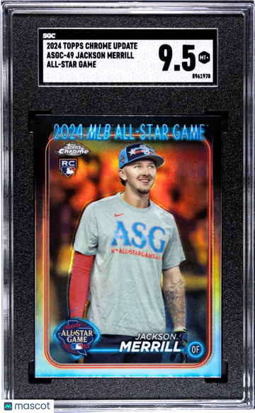 2024 Topps Chrome Update Jackson Merrill #ASGC-49 Asg SGC 9.5