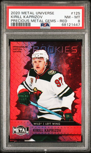 2020 Metal Universe Kirill Kaprizov Precious Metal Gems - Red