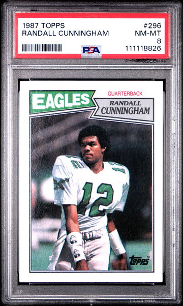 1987 Topps Randall Cunningham #296 PSA 8